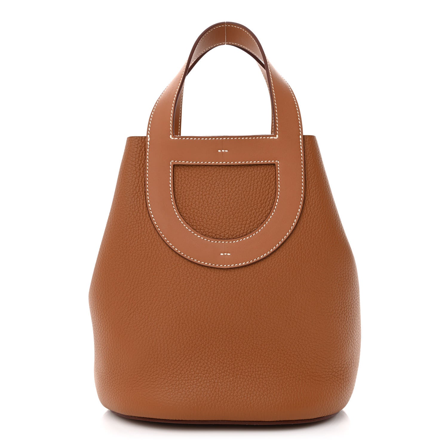 Hermes Taurillon Clemence Swift In-The-Loop 18 Bag Gold 1 of 11