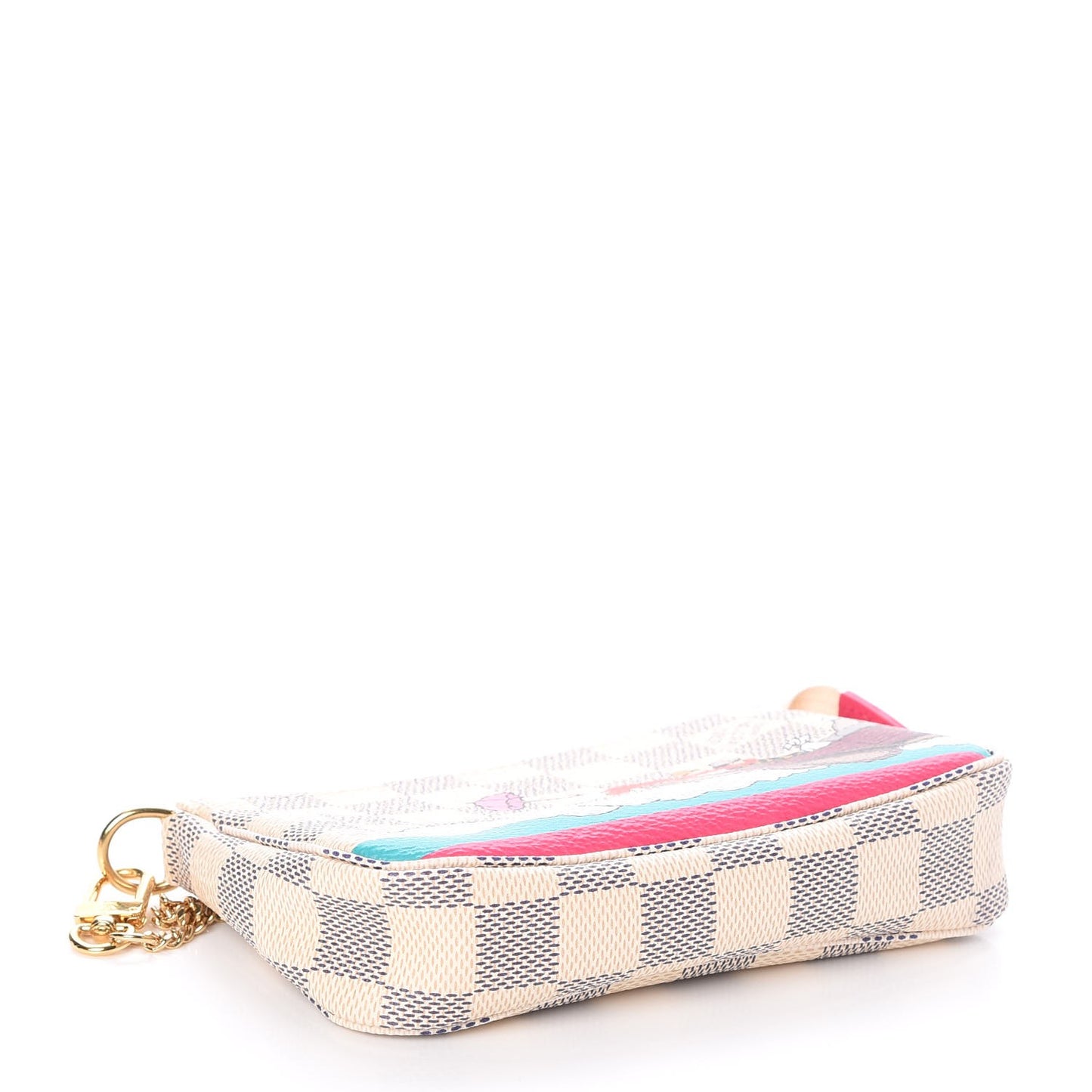 Damier Azur 2015 Christmas Animation Mini Pochette Accessories