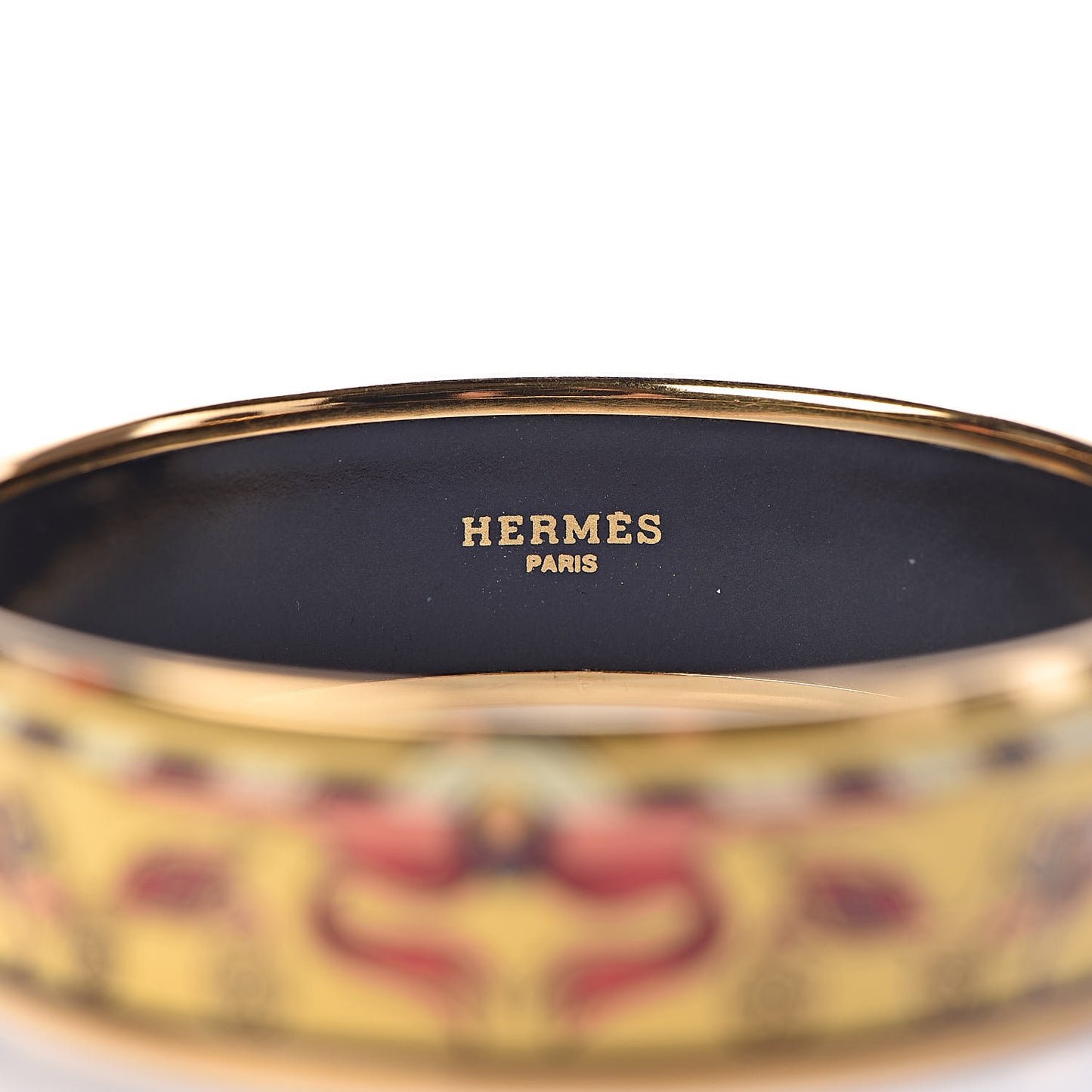 Enamel Printed Wide Chariots Bracelet 65