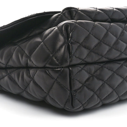 Lanvin Calfskin Matelasse Medium Happy Shoulder Bag Black 8 of 9