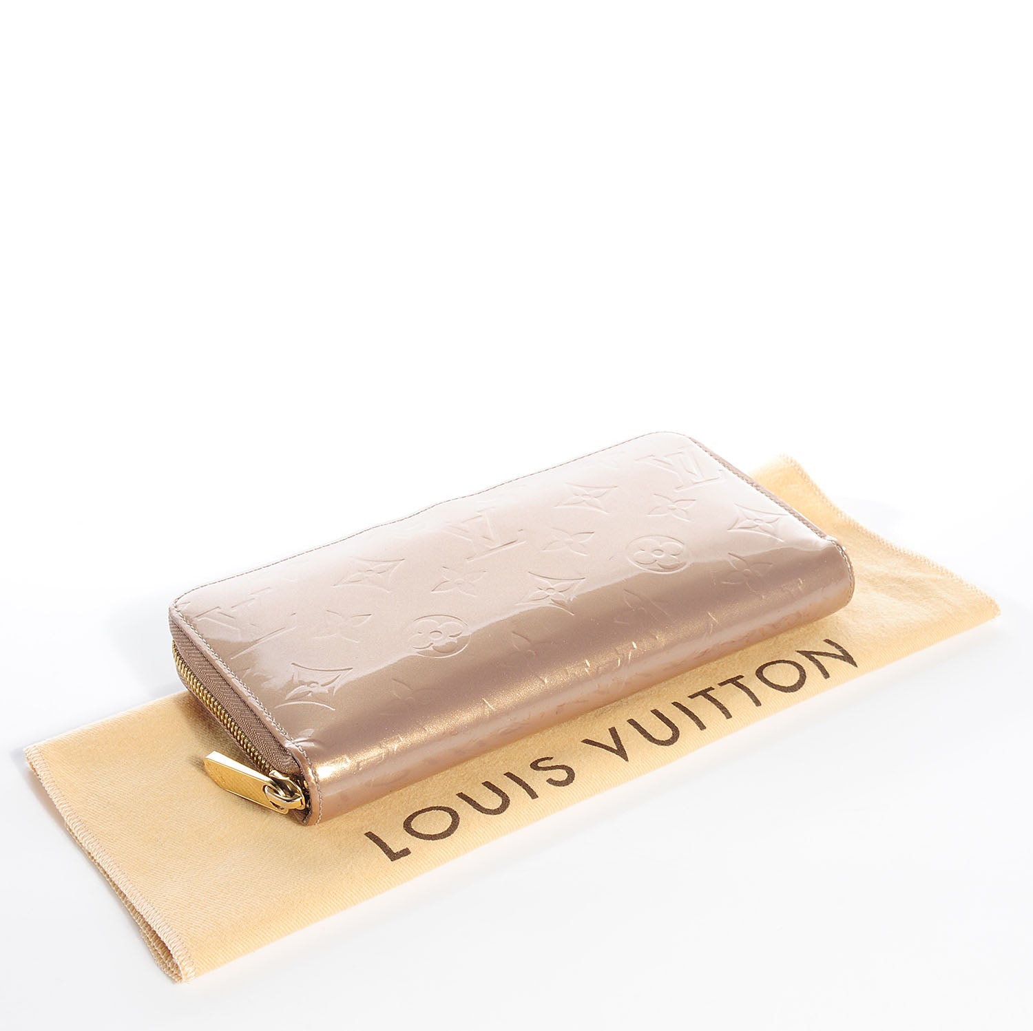 Louis Vuitton Vernis Zippy Wallet Beige Poudre 4 of 7