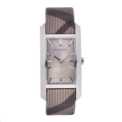 Burberry Stainless Steel Calfskin 25mm Heritage Nova Check Quartz Watch Taupe BU9404 1 of 6