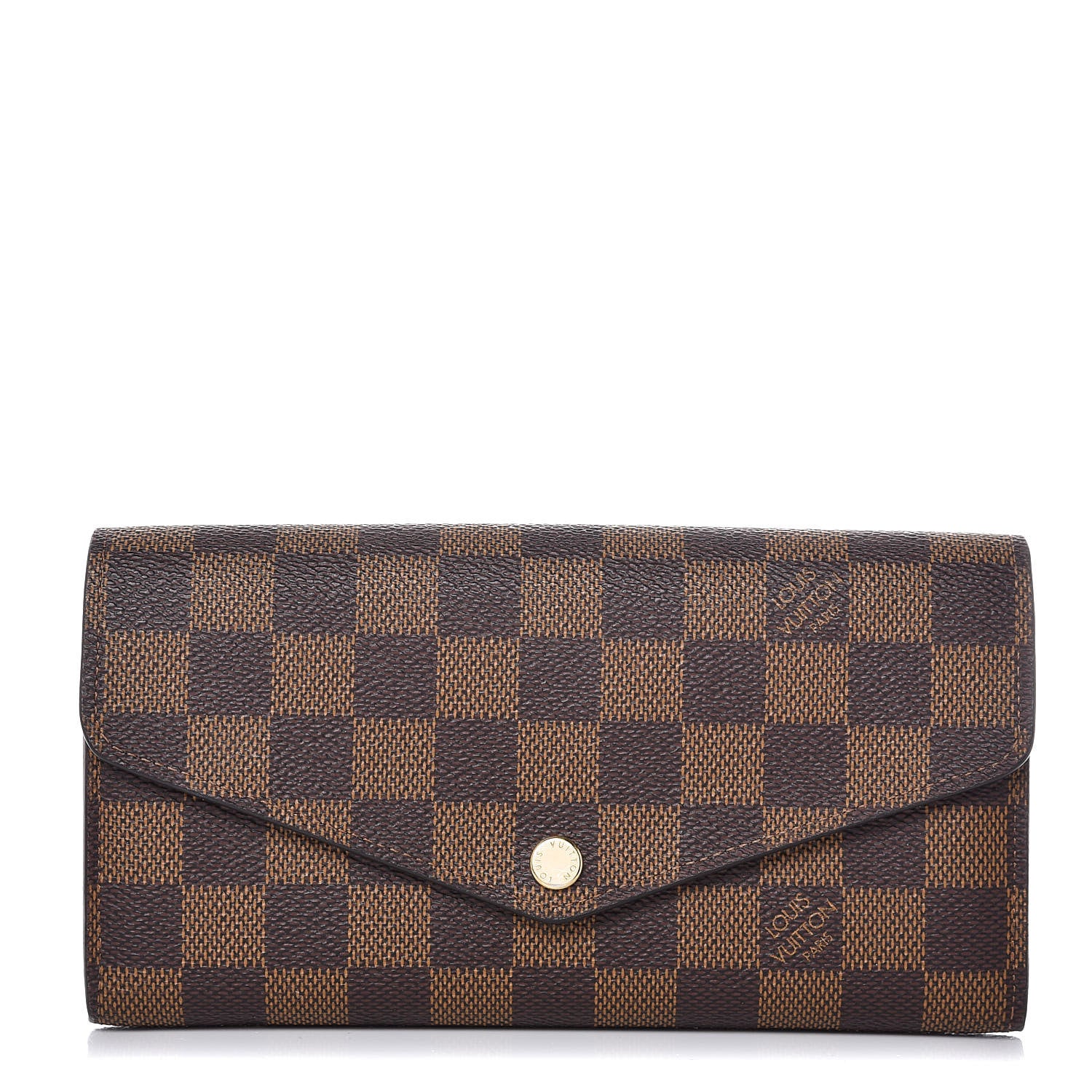 Louis Vuitton Damier Ebene Sarah Wallet NM 1 of 7