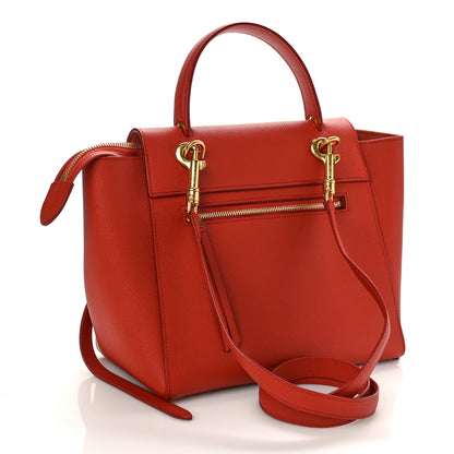 Celine Grained Calfskin Micro Belt Bag Fox Red 3 of 7