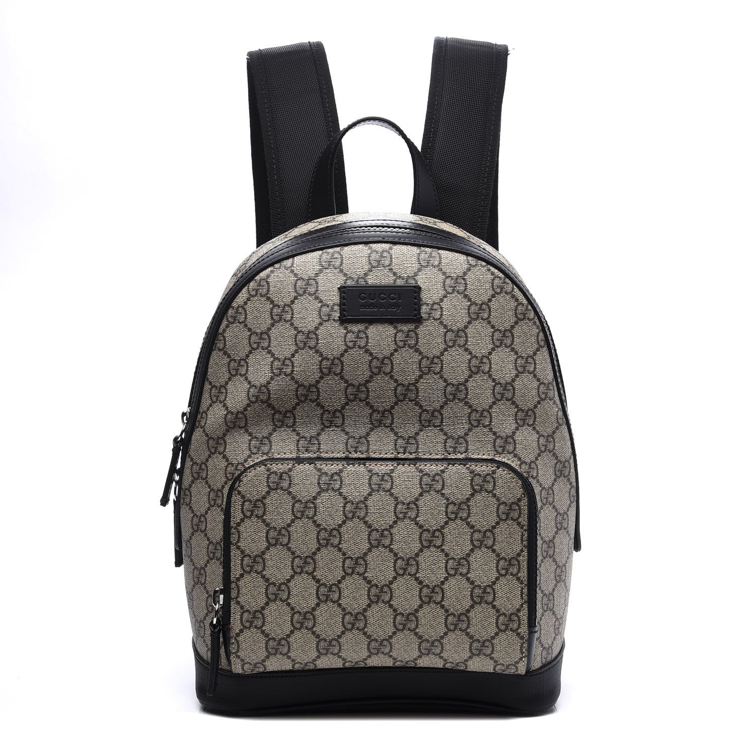 Gucci GG Supreme Monogram Small Eden Day Backpack Black 1 of 10