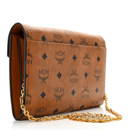 MCM Visetos Millie Wallet On Chain Cognac 3 of 14
