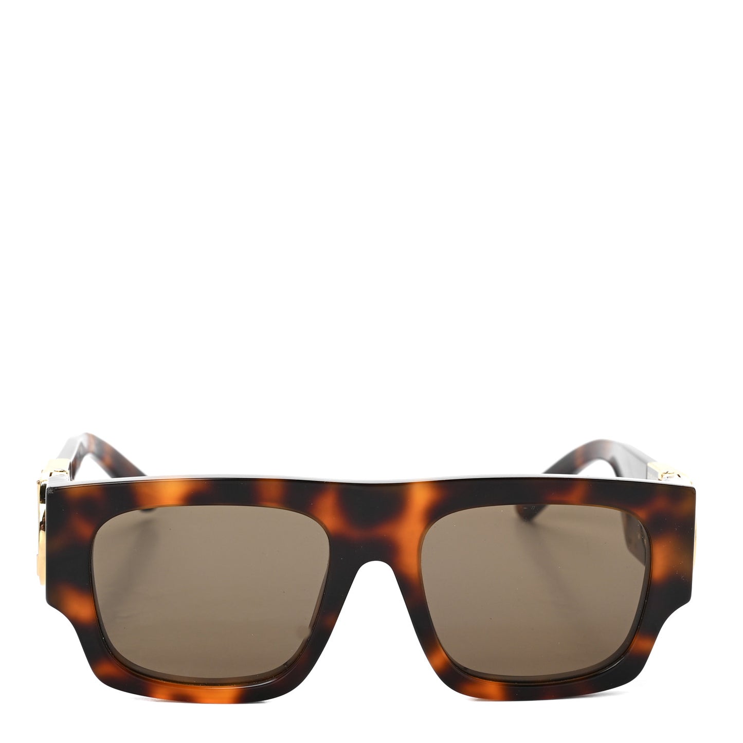Acetate LV Link Square Sunglasses Z1479W Dark Tortoise