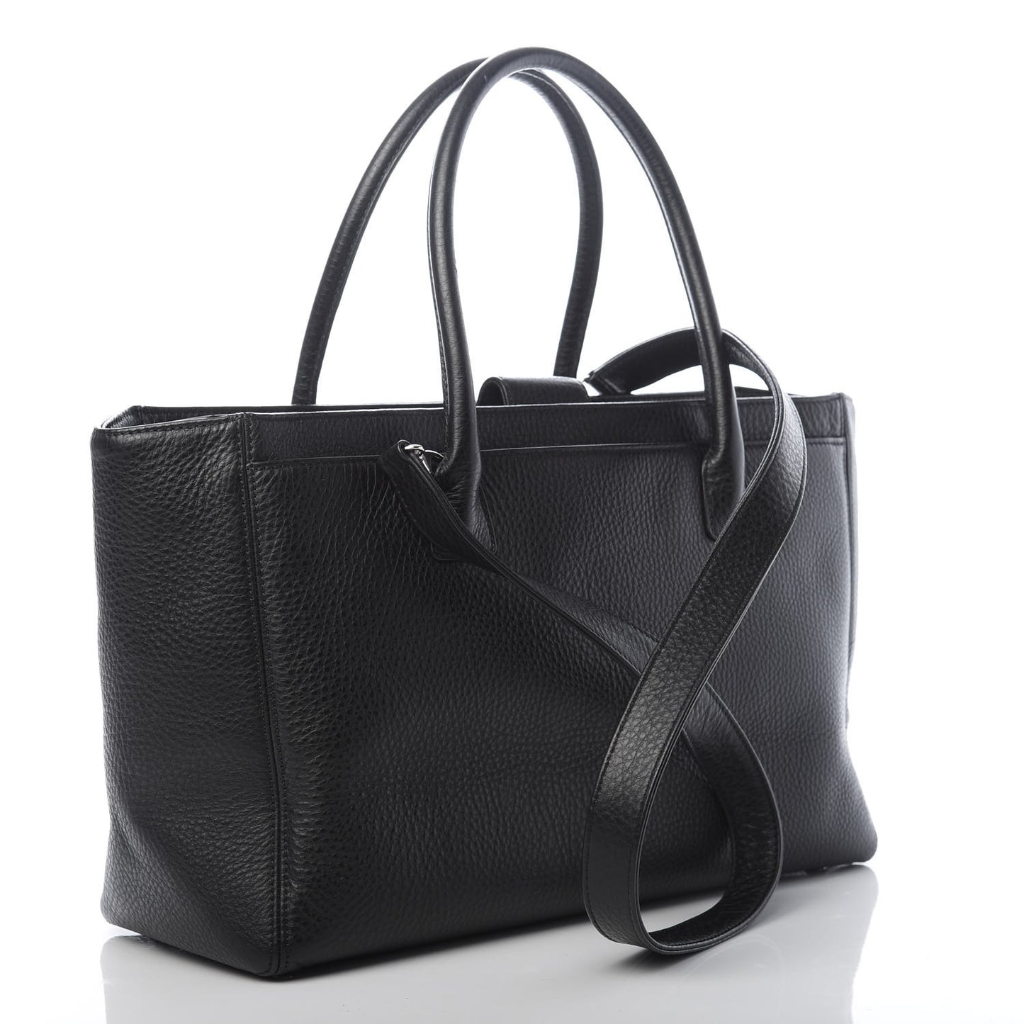 Deerskin Cerf Executive Shopper Tote Black