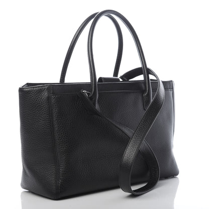 Chanel Deerskin Cerf Executive Shopper Tote Black 3 of 11