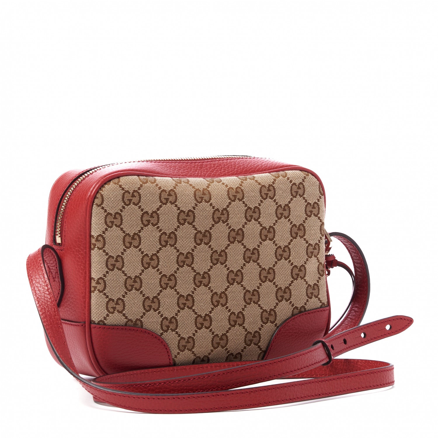 Gucci Monogram Mini Bree Messenger Bag Red 3 of 9