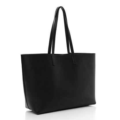 Saint Laurent Calfskin Large Shopping Tote Black 3 of 9