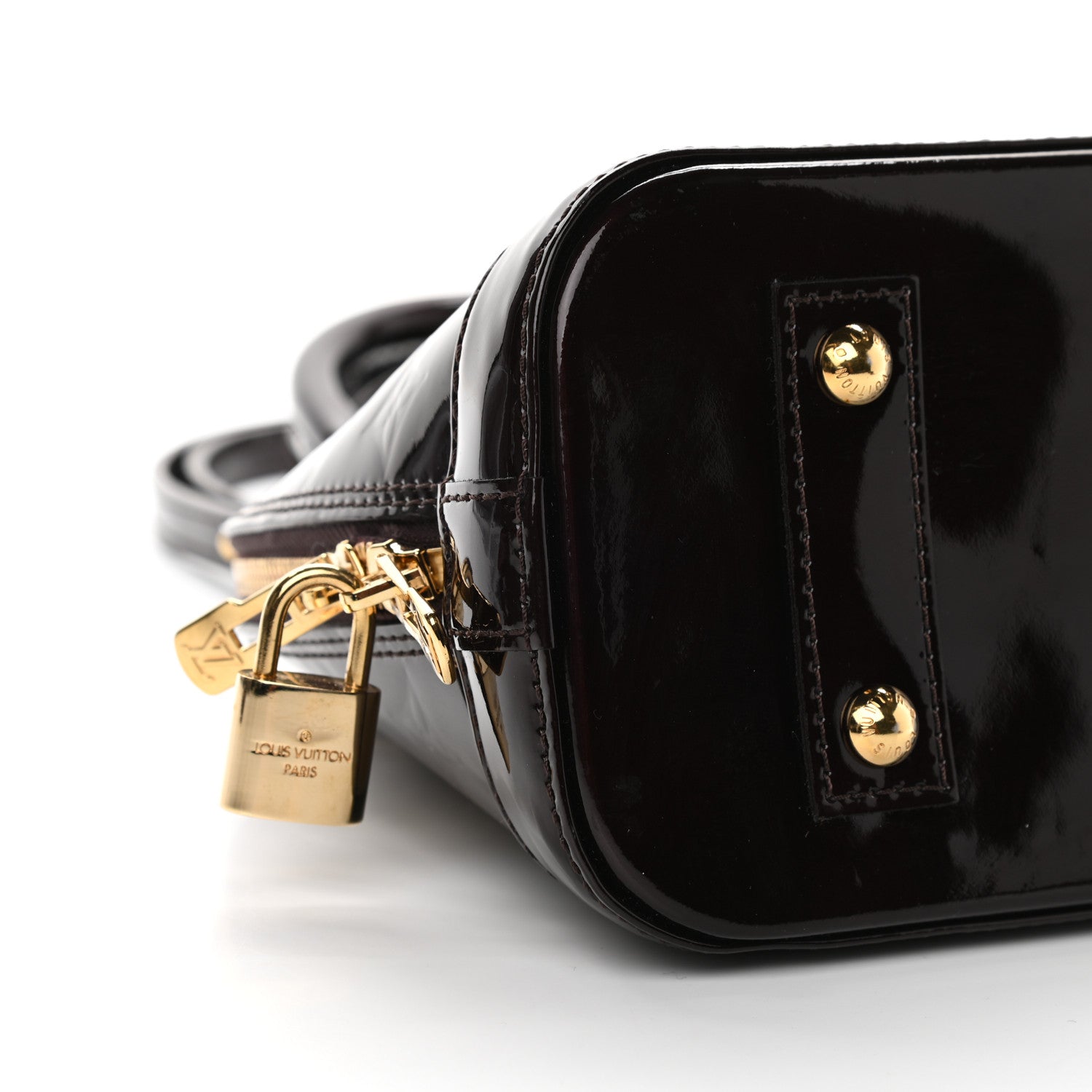 Louis Vuitton Vernis Alma BB Amarante 7 of 8