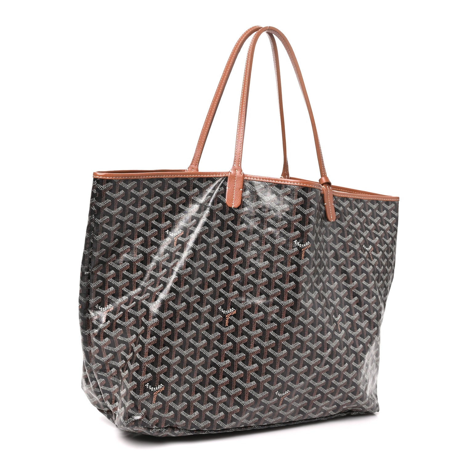 Goyard Goyardine Saint Louis GM Black Gold 3 of 10