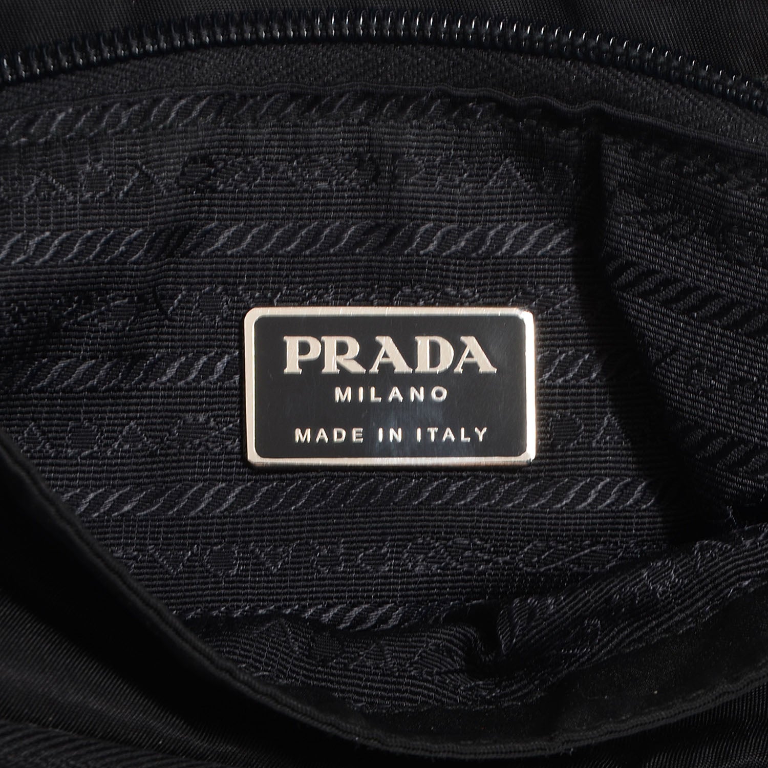 Prada Nylon Vela Messenger Black 6 of 9