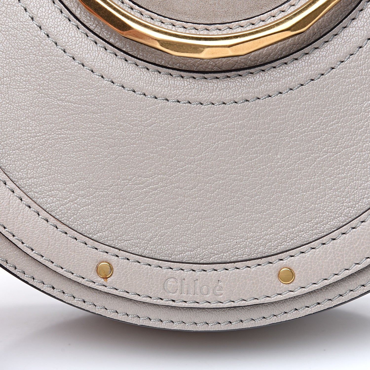 Chloe Calfskin Suede Small Pixie Bag Motty Grey 9 of 9