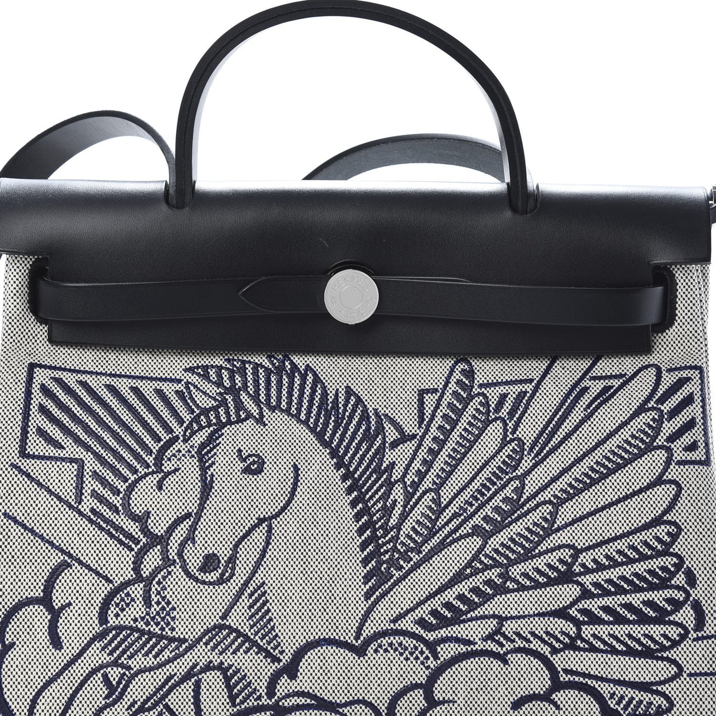 Vache Hunter Toile Pegase Pop Herbag Zip Retourne 31 PM Bleu Indigo