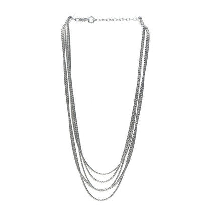 John Hardy Sterling Silver Classic Chain Bib Necklace 2 of 4