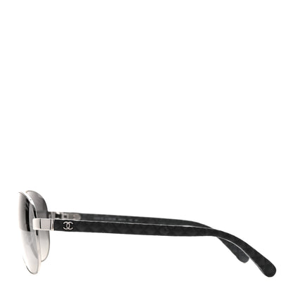 Chanel Aviator Polarized Sunglasses 4204-Q Black 4 of 8