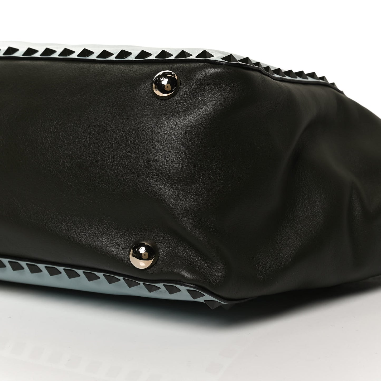Vitello Colorblock Medium Rockstud Tote Multicolor