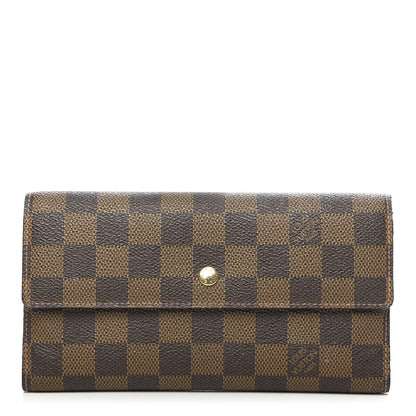 Louis Vuitton Damier Ebene Porte Tresor International Wallet 1 of 11