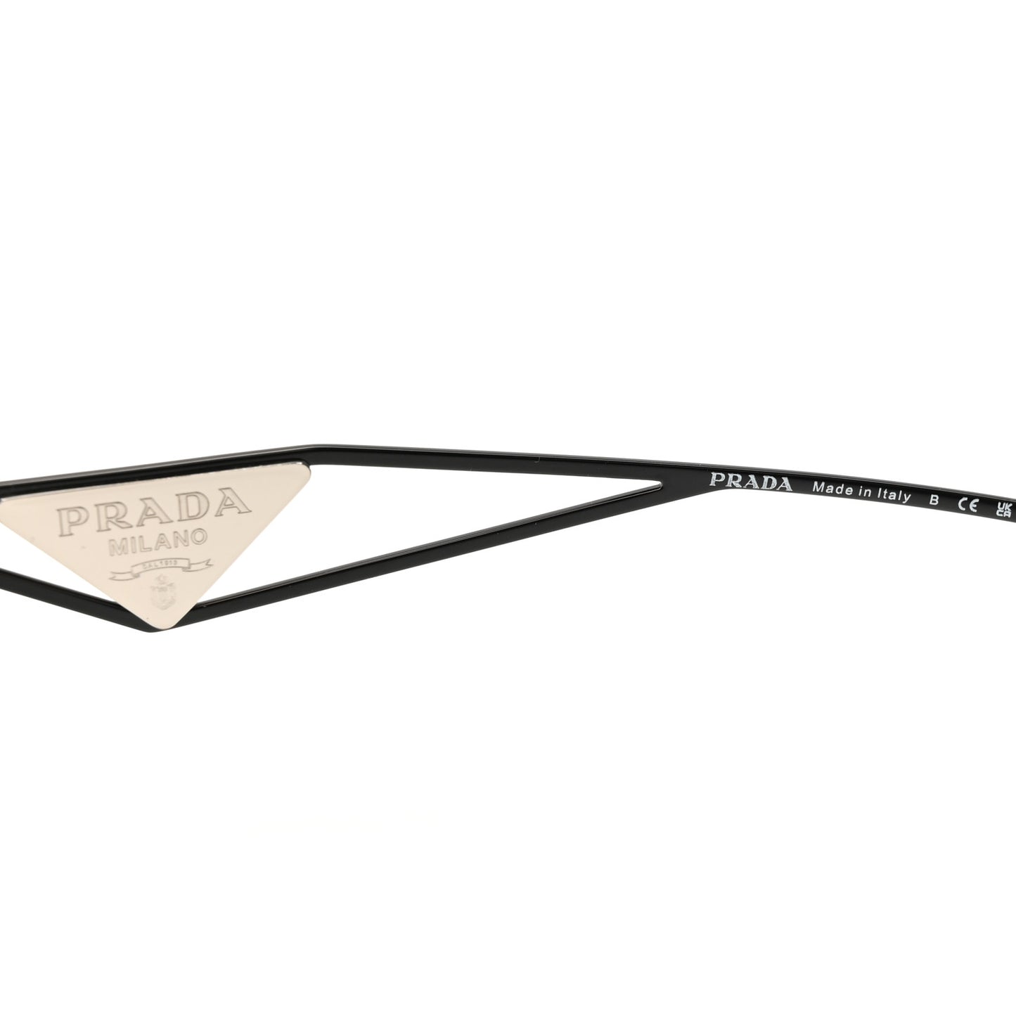 Acetate Sunglasses SPR 14Y Black Slate Gray