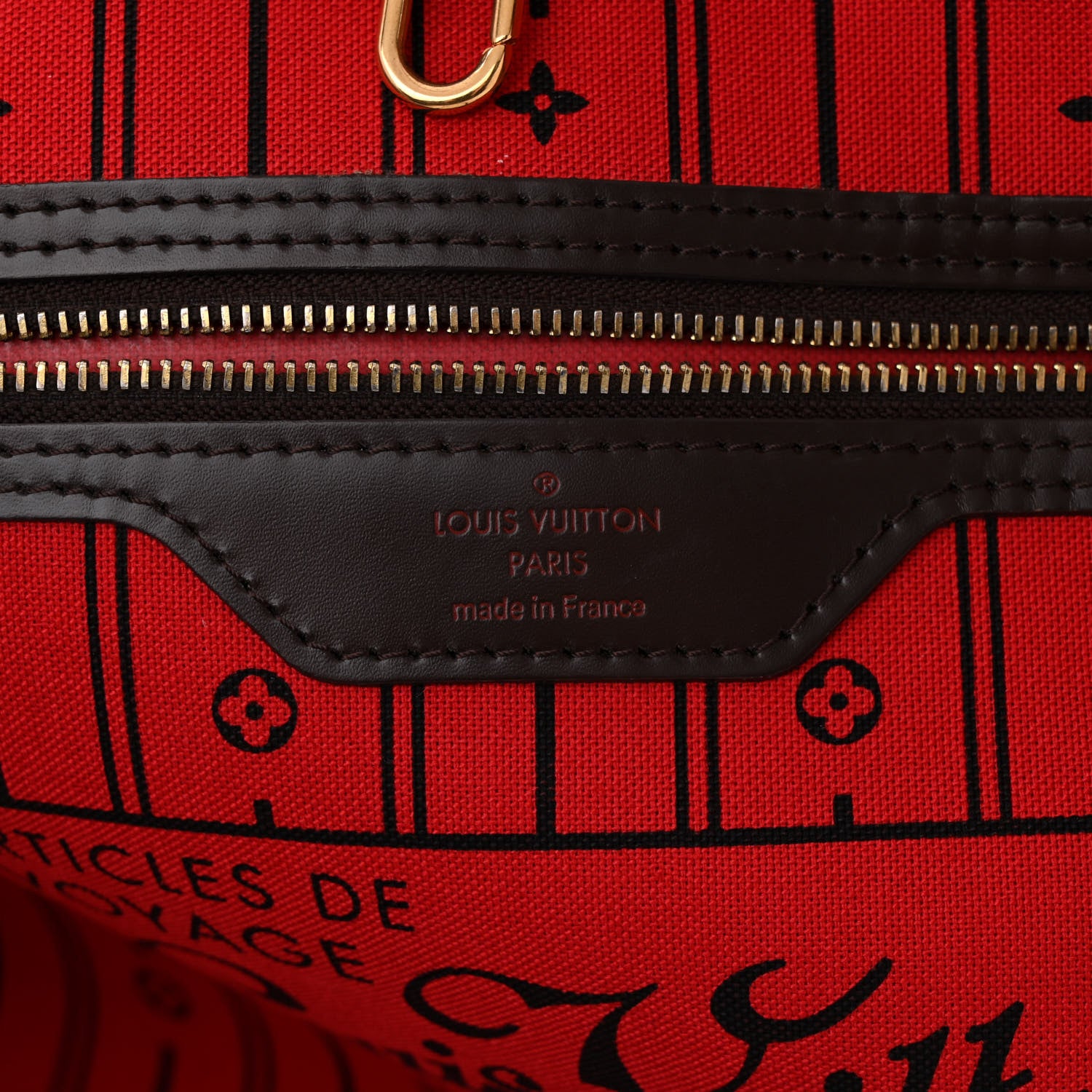 Louis Vuitton Damier Ebene Neverfull GM 6 of 10