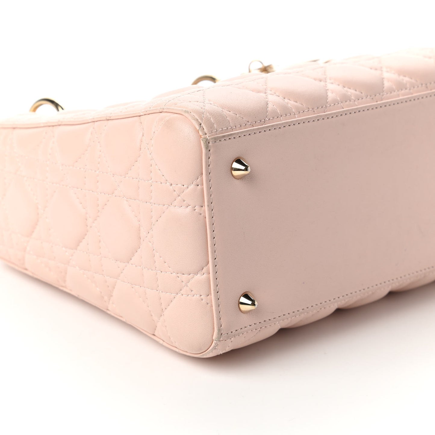 Lambskin Cannage Medium Lady Dior Light Pink