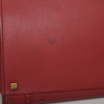 Celine Supple Calfskin Medium Phantom Luggage Red 18 of 19
