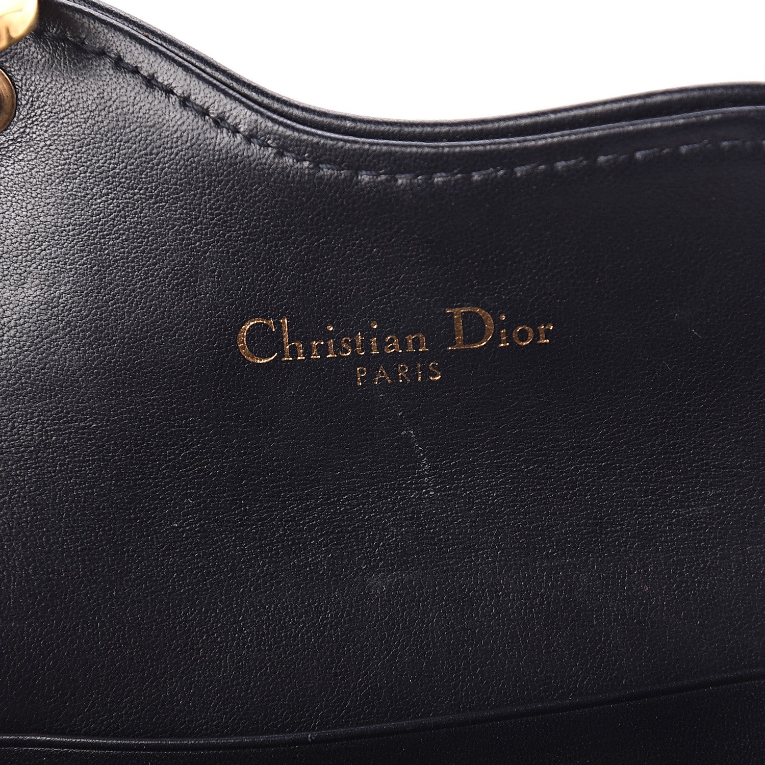 Christian Dior Oblique Saddle Card Holder Blue 5 of 5