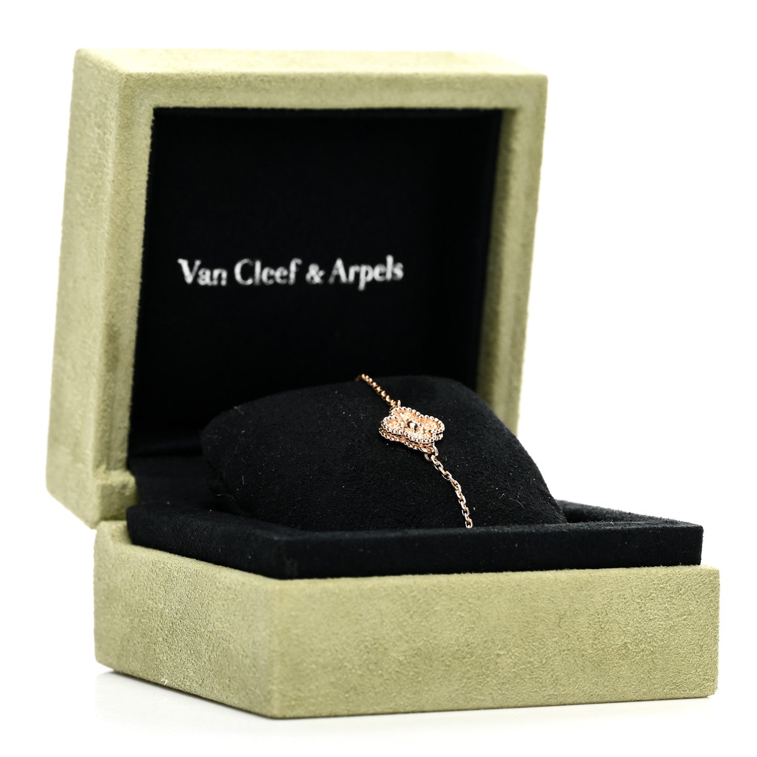 Van Cleef & Arpels VAN CLEEF & ARPELS 18K Rose Gold Sweet Alhambra Bracelet 5 of 5