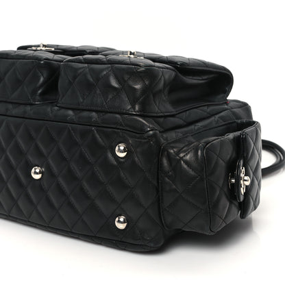 Chanel Calfskin Quilted Large Cambon Multipocket Reporter Black 10 of 13