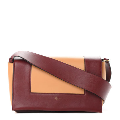 Celine Shiny Smooth Calfskin Medium Frame Shoulder Bag Ruby Nude 1 of 12