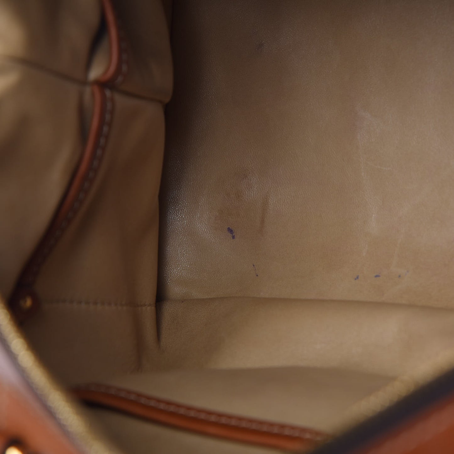 Calfskin Sac Louis Cognac