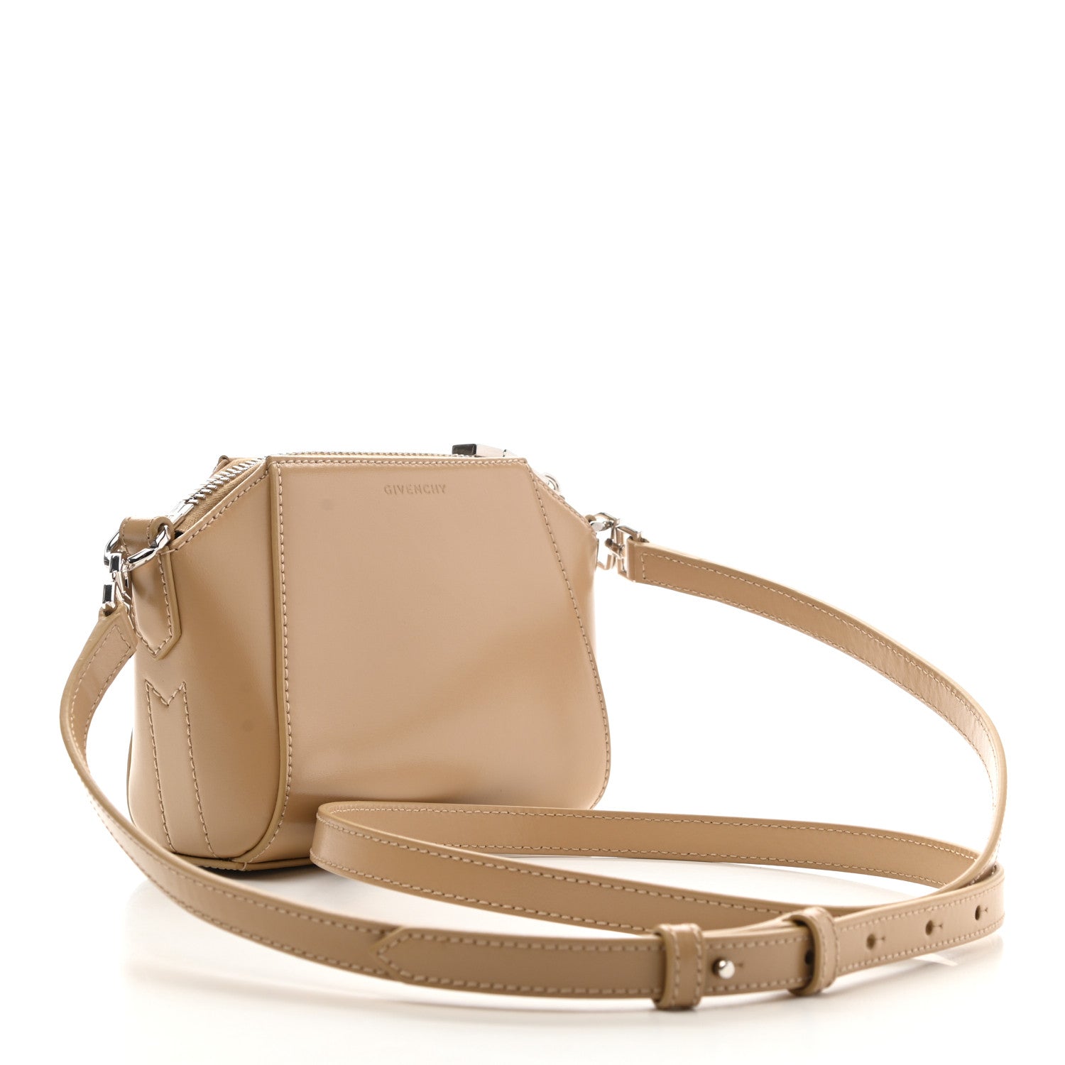 Givenchy Smooth Calfskin Nano Antigona Beige Cappuccino 2 of 8