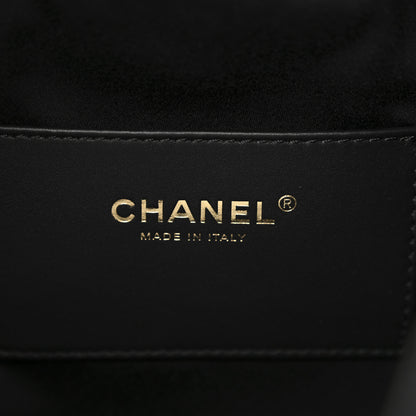 Chanel Suede Quilted Small Chanel 25 Handbag Black 6 of 11