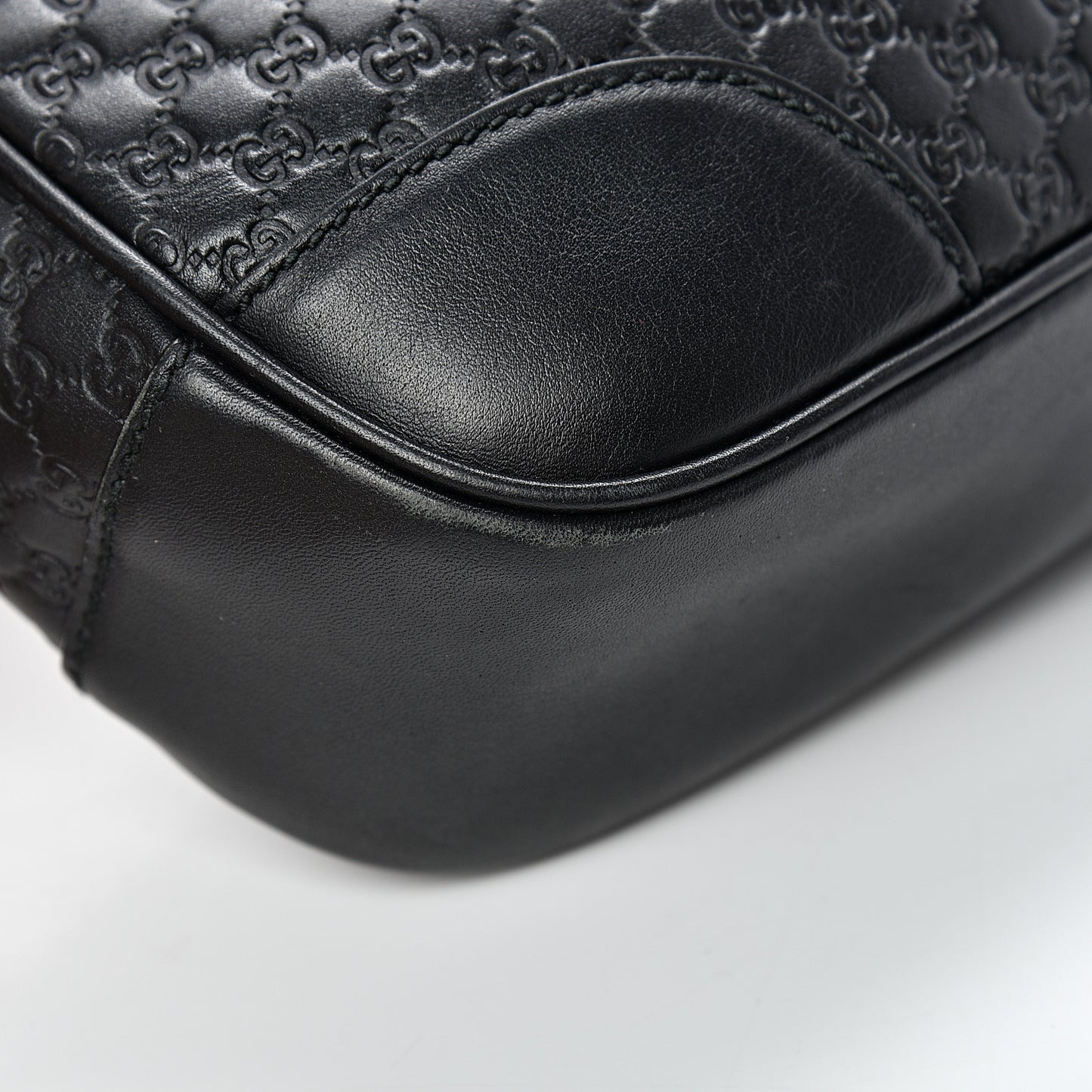 Microguccissima Mini Bree Messenger Bag Black