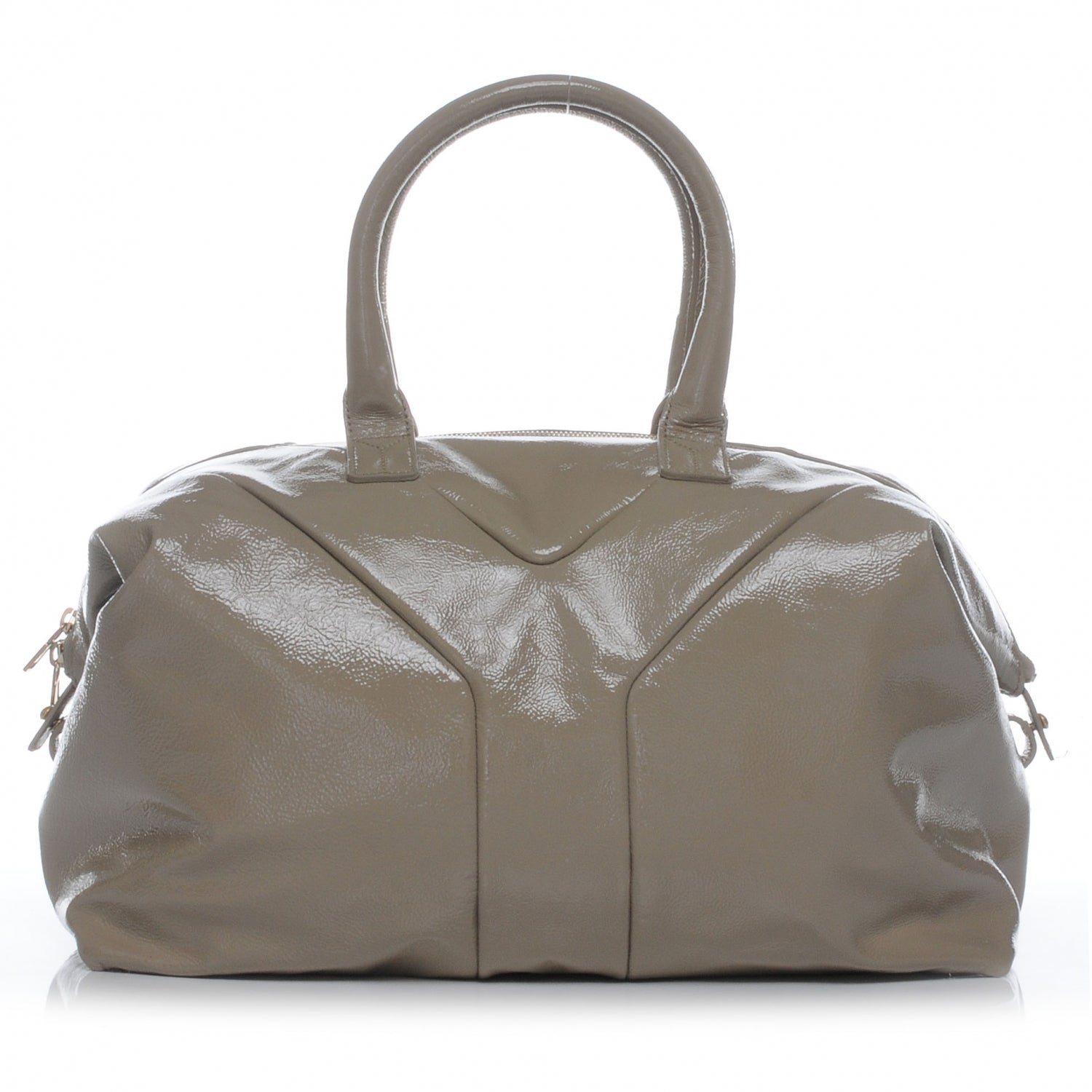 Saint Laurent Patent Medium Easy Sac Taupe 1 of 7