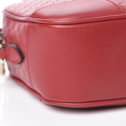 Gucci Microguccissima Mini Bree Messenger Bag Red 8 of 9