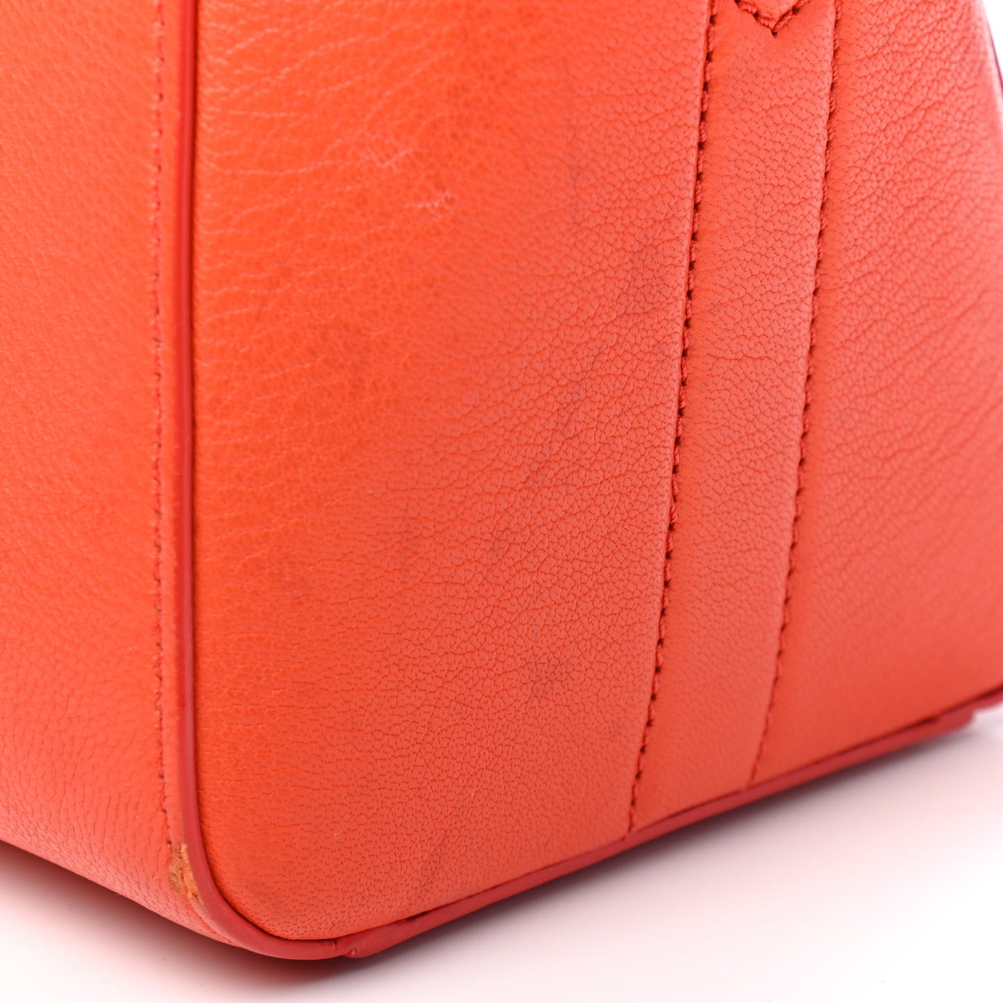 Sugar Goatskin Mini Antigona Burnt Orange