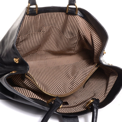 Fendi Vitello Elite Chameleon Shopper Tote Black 5 of 11