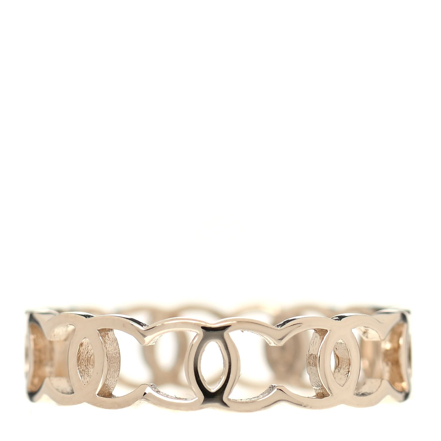 Chanel Metal CC Ring 7 Gold 1 of 3