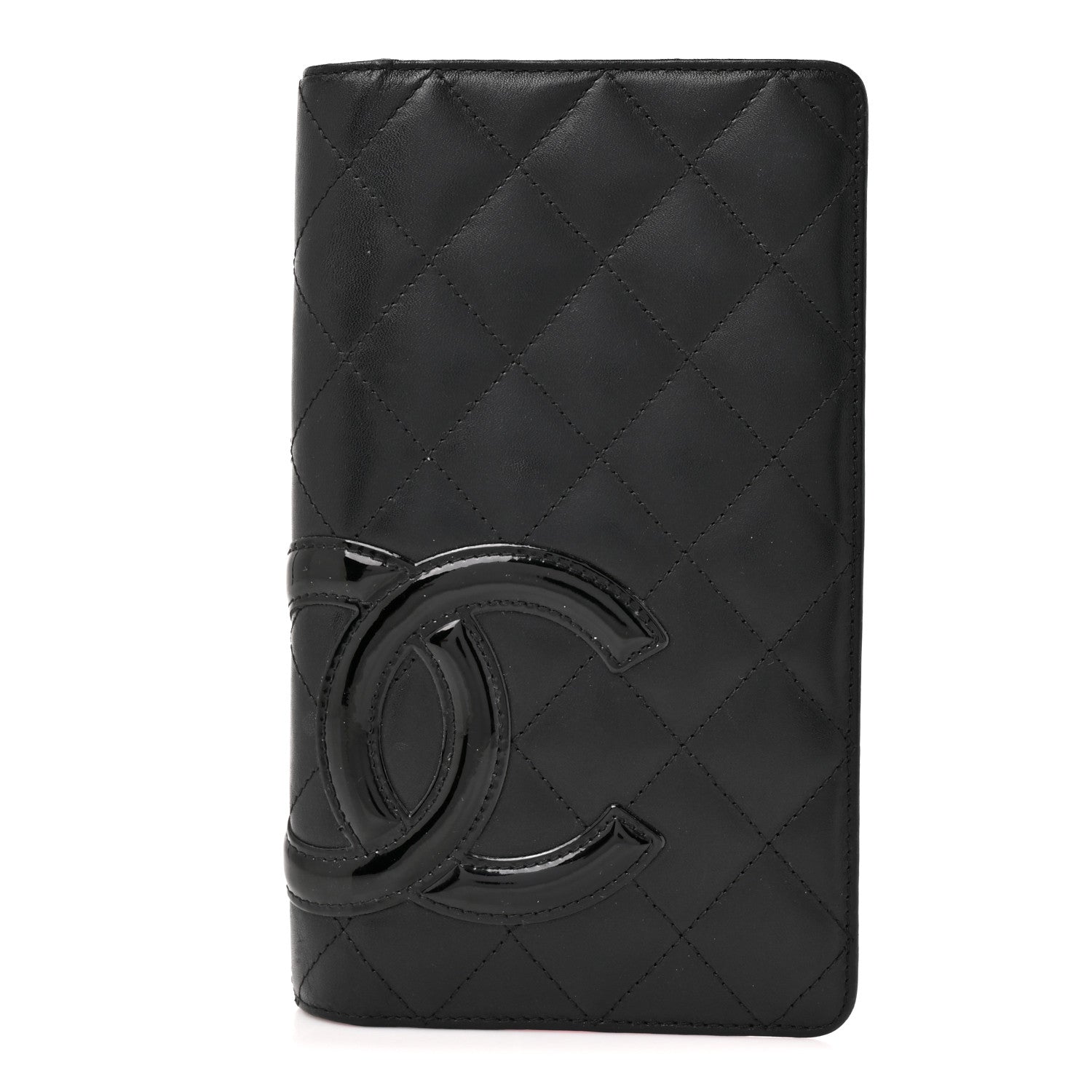 Chanel Calfskin Quilted Cambon Yen Wallet Black 1 of 8