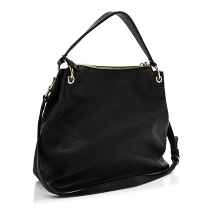 Gucci Pebbled Calfskin Large Soho Hobo Black 3 of 8