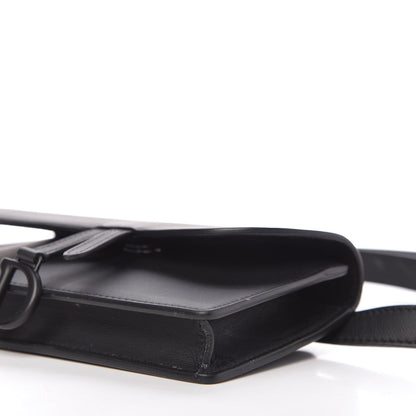 Christian Dior Ultra Matte Calfskin Saddle Belt Bag Black 7 of 9
