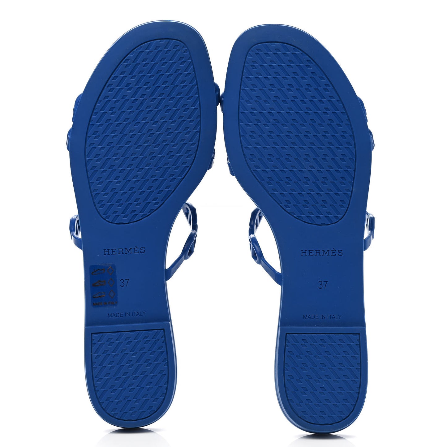 Rubber Chaine d'Ancre Rivage Sandals 37 Bleu Smalt