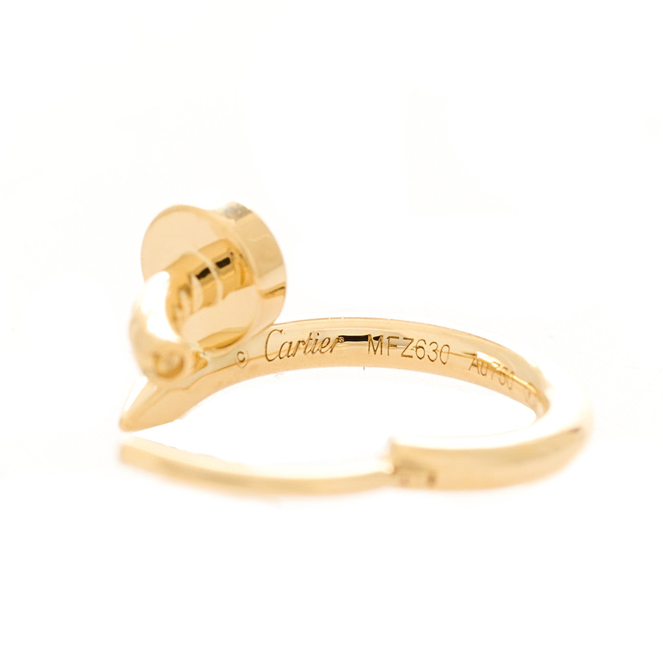 18K Yellow Gold Juste Un Clou Single Hoop Earring