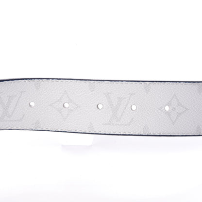 Louis Vuitton Printed Stickers Calfskin Monogram 40mm LV Initiales Reversible Belt 95 38 White 6 of 10