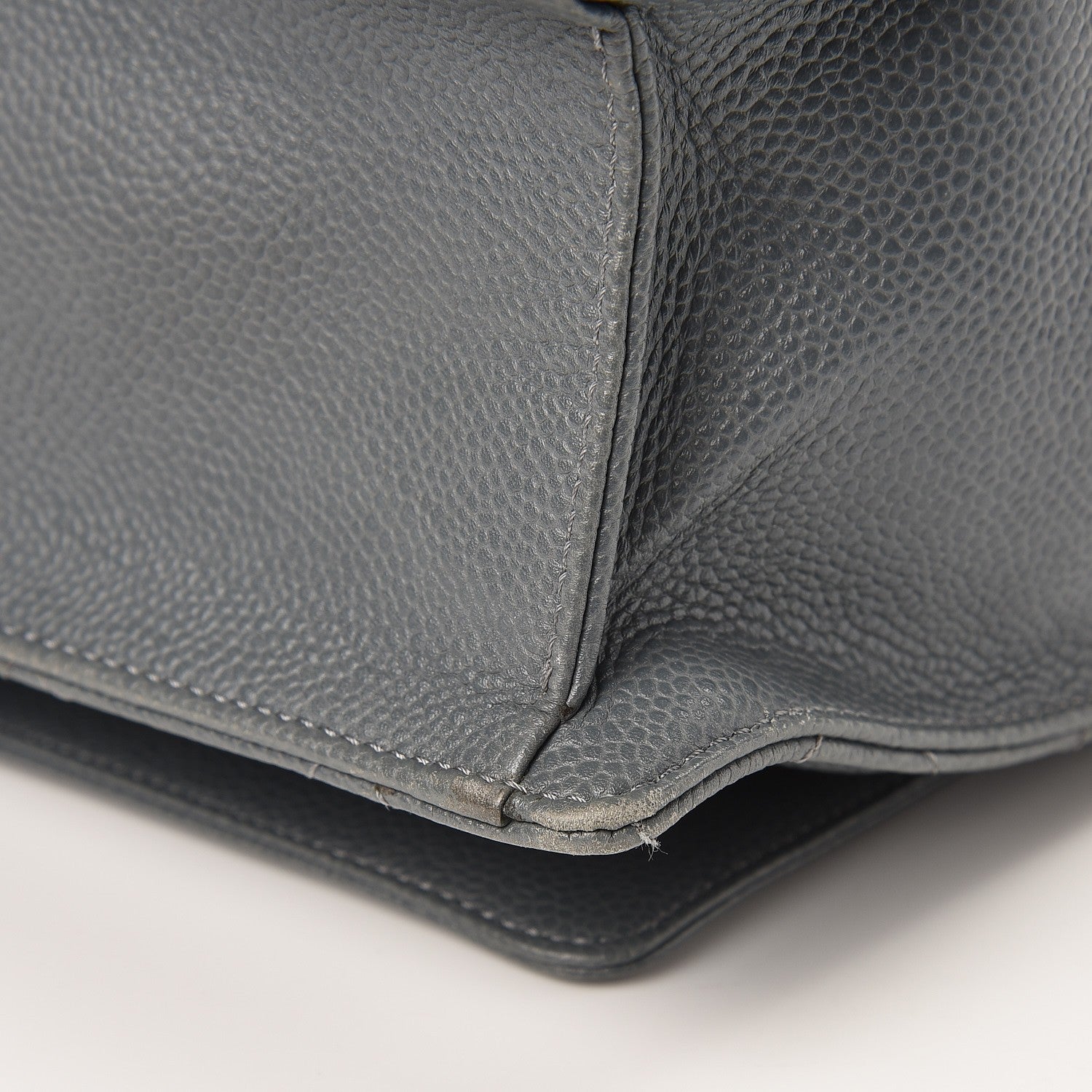 Chanel Caviar Quilted Large Retro Class Flap Grey 14 of 15