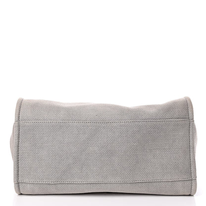 Chanel Canvas Large Deauville Tote Grey 12 of 16