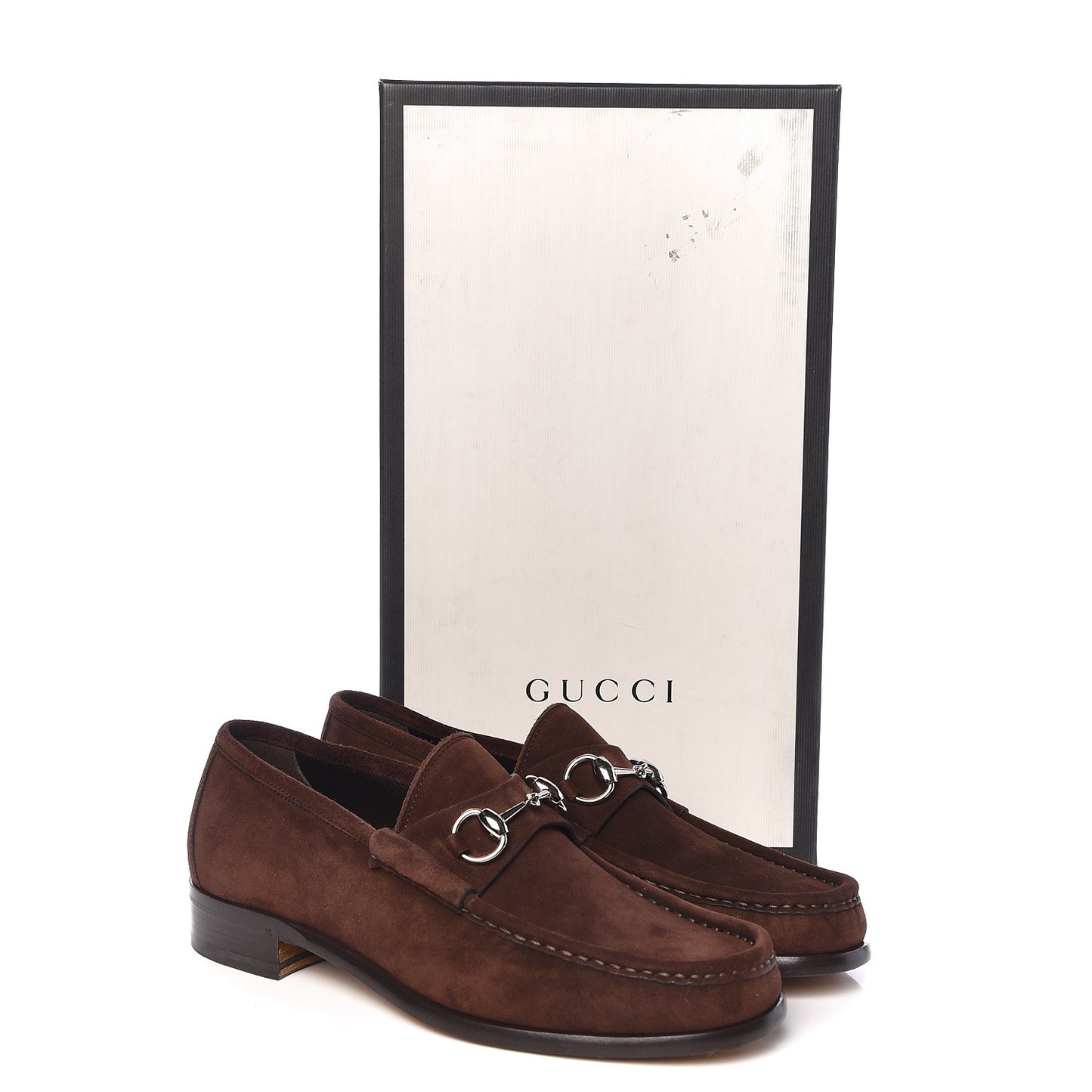 Suede Mens 1953 Horsebit Loafers 7.5 Brown